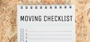 Interstate Moving Checklist